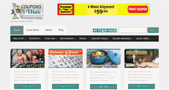 Desktop Screenshot of coupons4utah.com